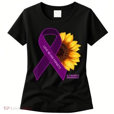 Sunflower Alzheimers Awareness Women's T-Shirt