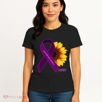 Sunflower Alzheimers Awareness Women's T-Shirt thumb 4