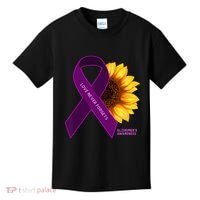 Sunflower Alzheimers Awareness Kids T-Shirt thumb 0