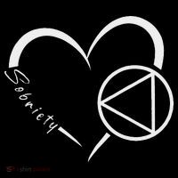 Sober Alcoholic Abstinence Aa Support Sobriety Heart Love Mousepad thumb 1