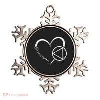 Sober Alcoholic Abstinence Aa Support Sobriety Heart Love Ornament thumb 0