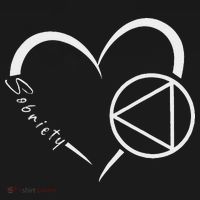 Sober Alcoholic Abstinence Aa Support Sobriety Heart Love Ornament thumb 1