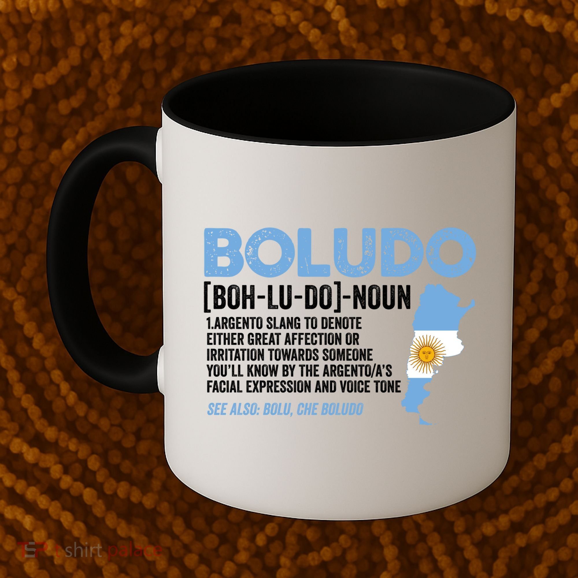 Sarcastic Argentinian Argentina Funny Boludo Definition Meaningful Gift Coffee Mug