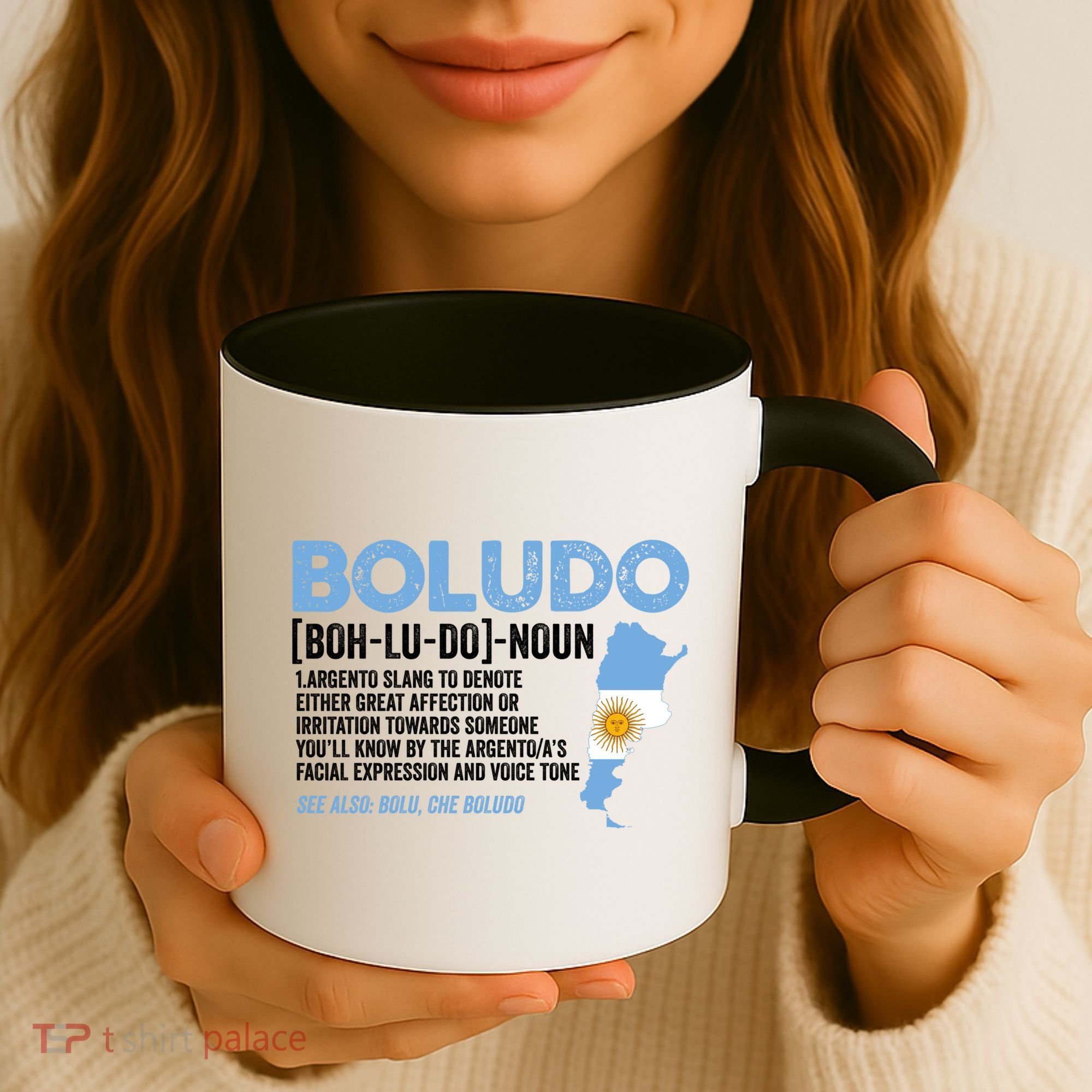 Sarcastic Argentinian Argentina Funny Boludo Definition Meaningful Gift Coffee Mug