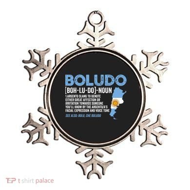 Sarcastic Argentinian Argentina Funny Boludo Definition Meaningful Gift Ornament
