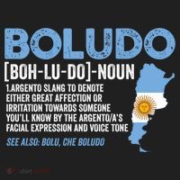 Sarcastic Argentinian Argentina Funny Boludo Definition Meaningful Gift Golf Towel thumb 3