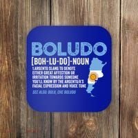 Sarcastic Argentinian Argentina Funny Boludo Definition Meaningful Gift Coaster thumb 0