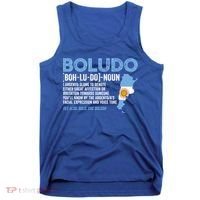 Sarcastic Argentinian Argentina Funny Boludo Definition Meaningful Gift Tank Top thumb 0