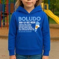 Sarcastic Argentinian Argentina Funny Boludo Definition Meaningful Gift Kids Hoodie thumb 3