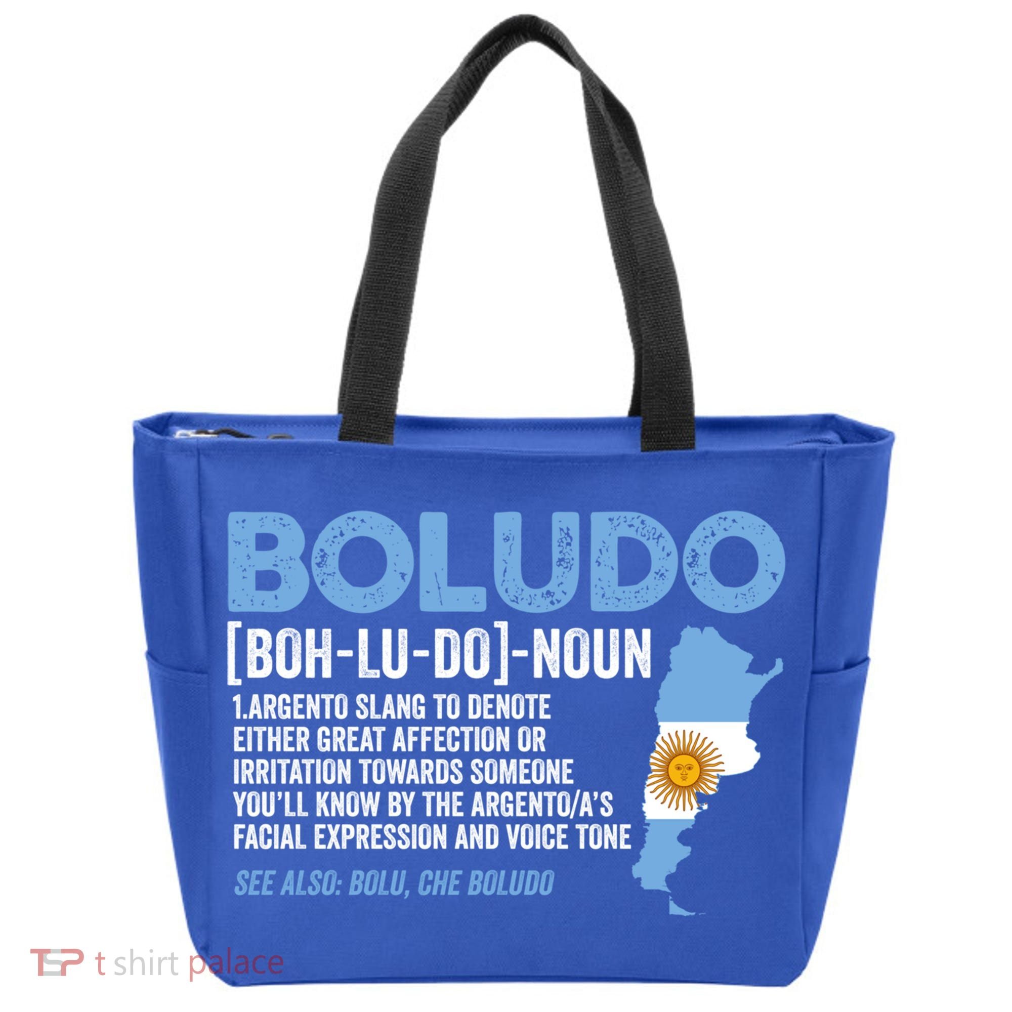 Sarcastic Argentinian Argentina Funny Boludo Definition Meaningful Gift Tote Bag