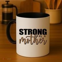 Strong As A Mother Gift For Mom Coffee Mug thumb 4
