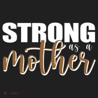 Strong As A Mother Gift For Mom Tumbler thumb 3