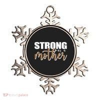 Strong As A Mother Gift For Mom Ornament thumb 0