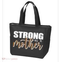 Strong As A Mother Gift For Mom Tote Bag thumb 3