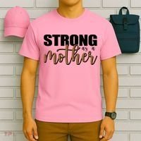Strong As A Mother Gift For Mom T-Shirt thumb 6