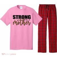 Strong As A Mother Gift For Mom Pajama Set thumb 0