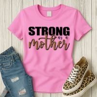 Strong As A Mother Gift For Mom Women's T-Shirt thumb 3