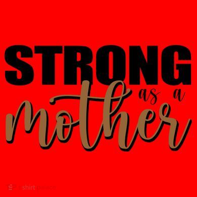 Strong As A Mother Gift For Mom Santa Hat