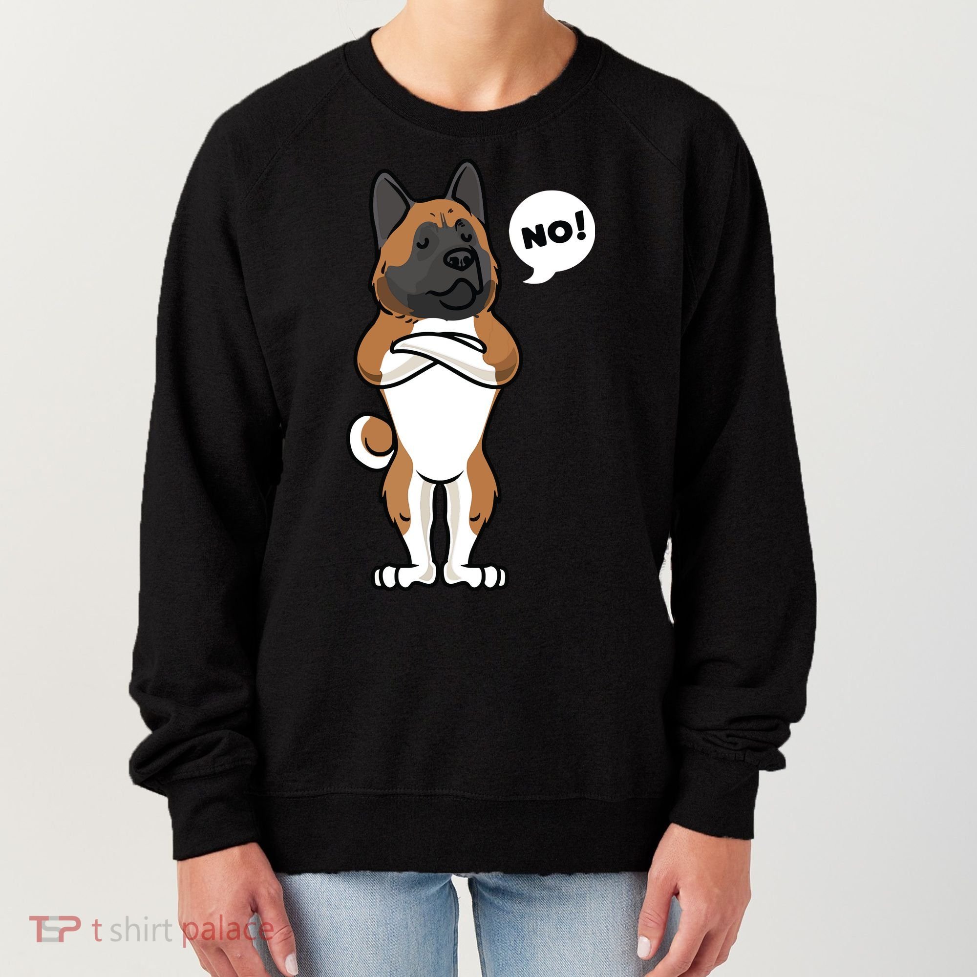 Stubborn American Akita Dog Women's Sweatshirt