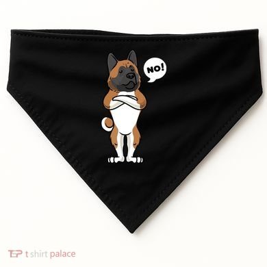 Stubborn American Akita Dog USA-Made Doggie Bandana