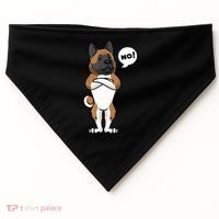 Stubborn American Akita Dog USA-Made Doggie Bandana thumb 0