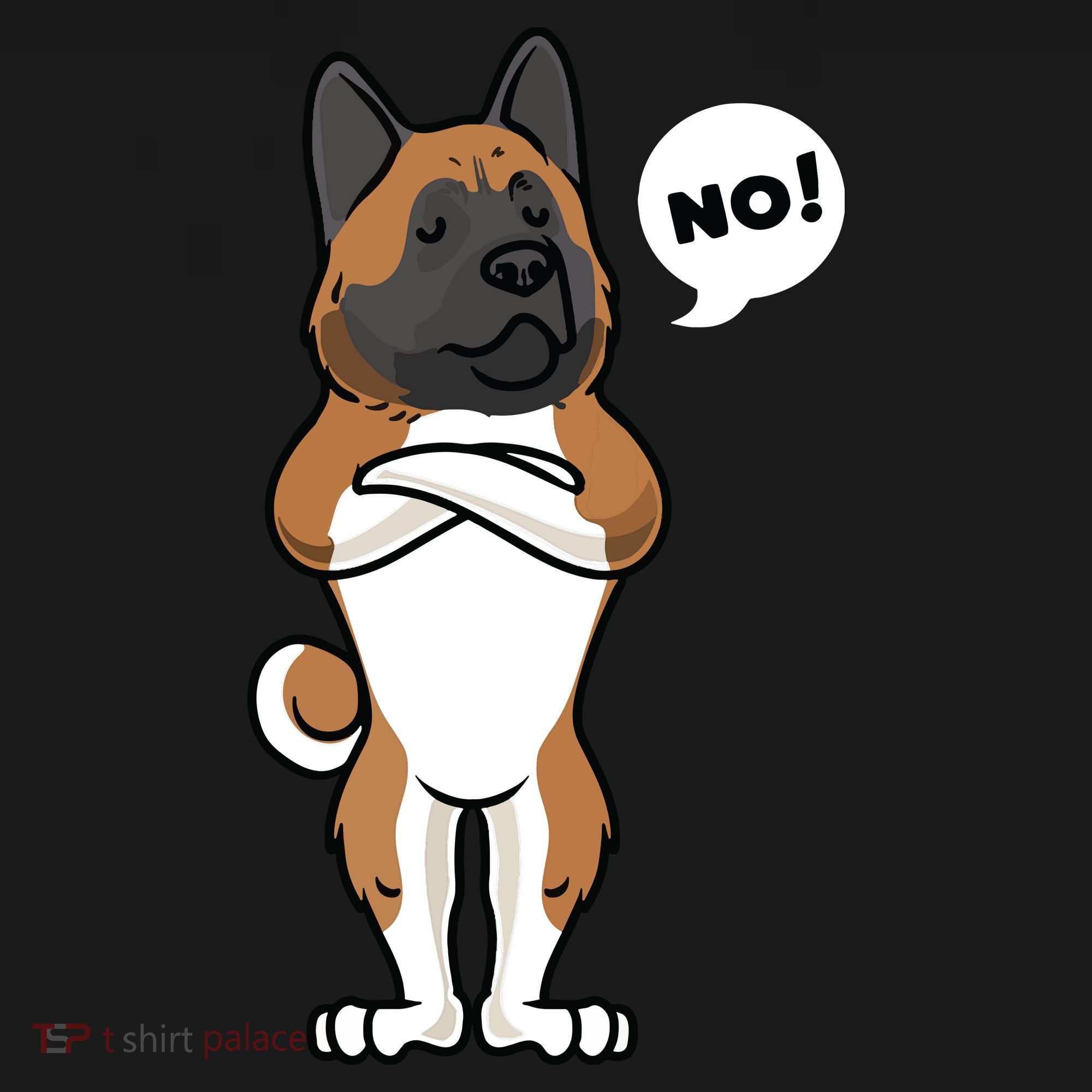 Stubborn American Akita Dog Hoodie