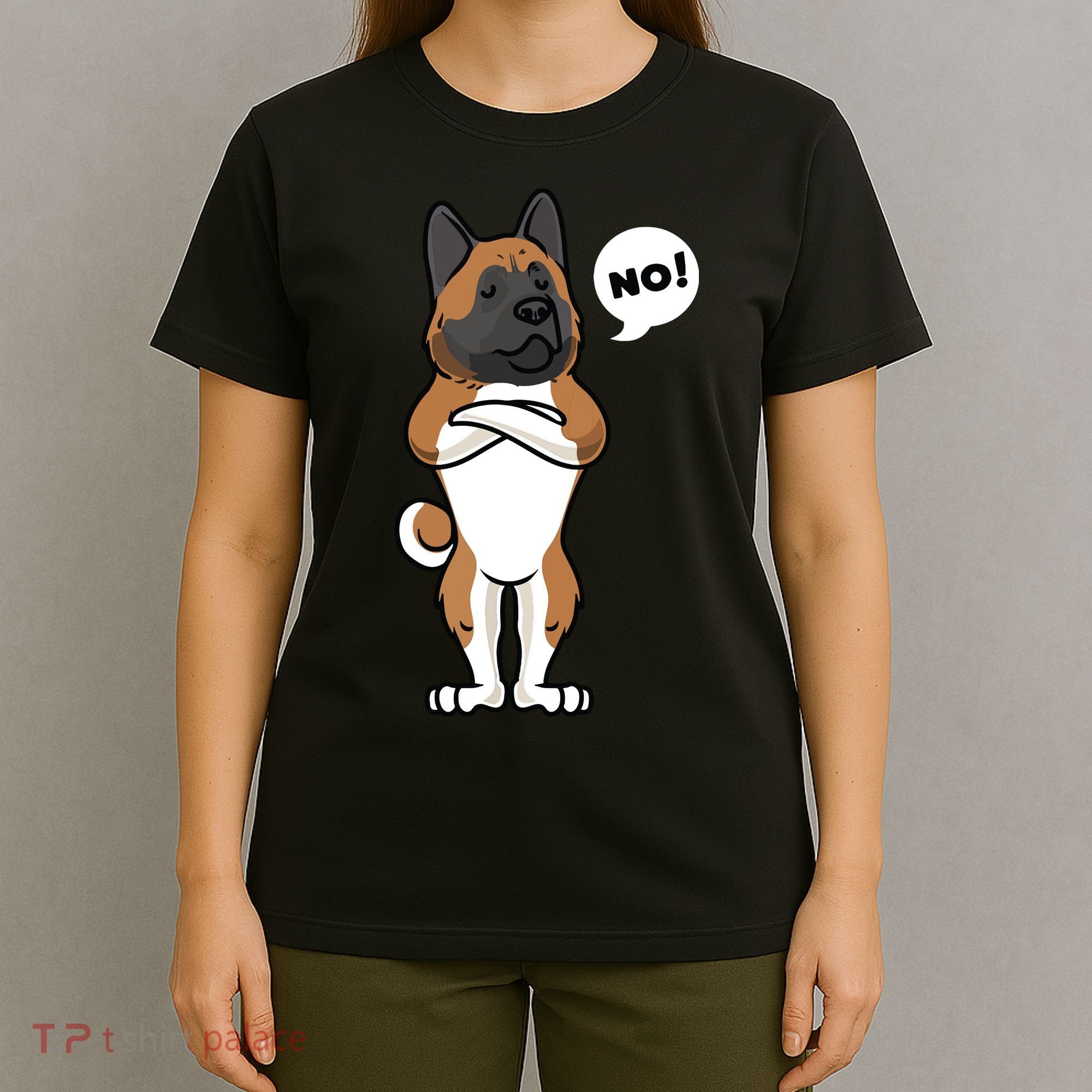 Stubborn American Akita Dog T-Shirt