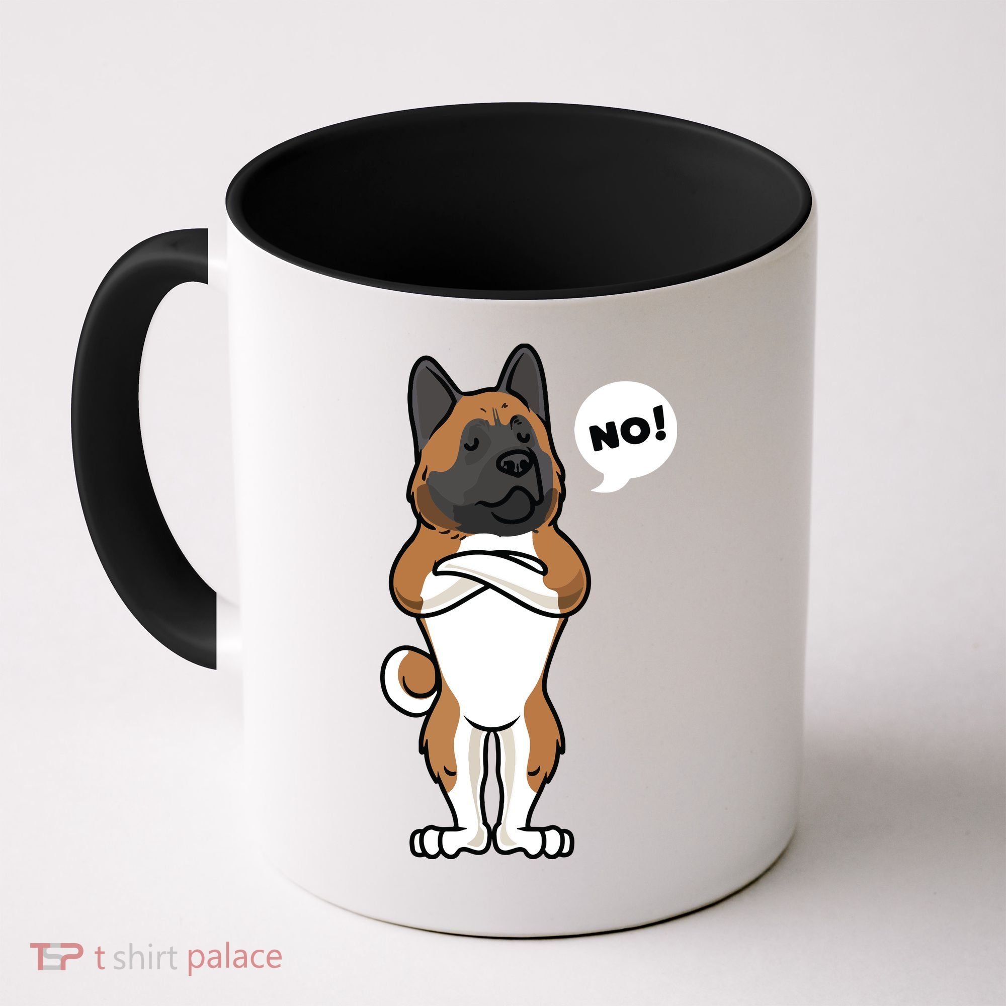 Stubborn American Akita Dog Coffee Mug