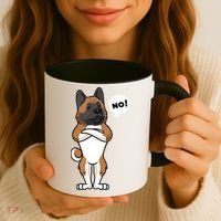 Stubborn American Akita Dog Coffee Mug thumb 3