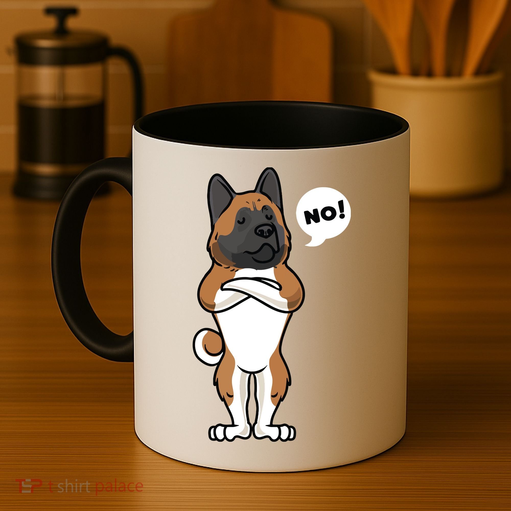 Stubborn American Akita Dog Coffee Mug