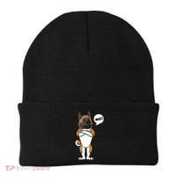 Stubborn American Akita Dog Beanie thumb 0