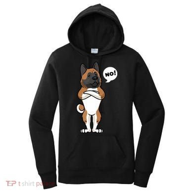 Stubborn American Akita Dog Women's Hoodie
