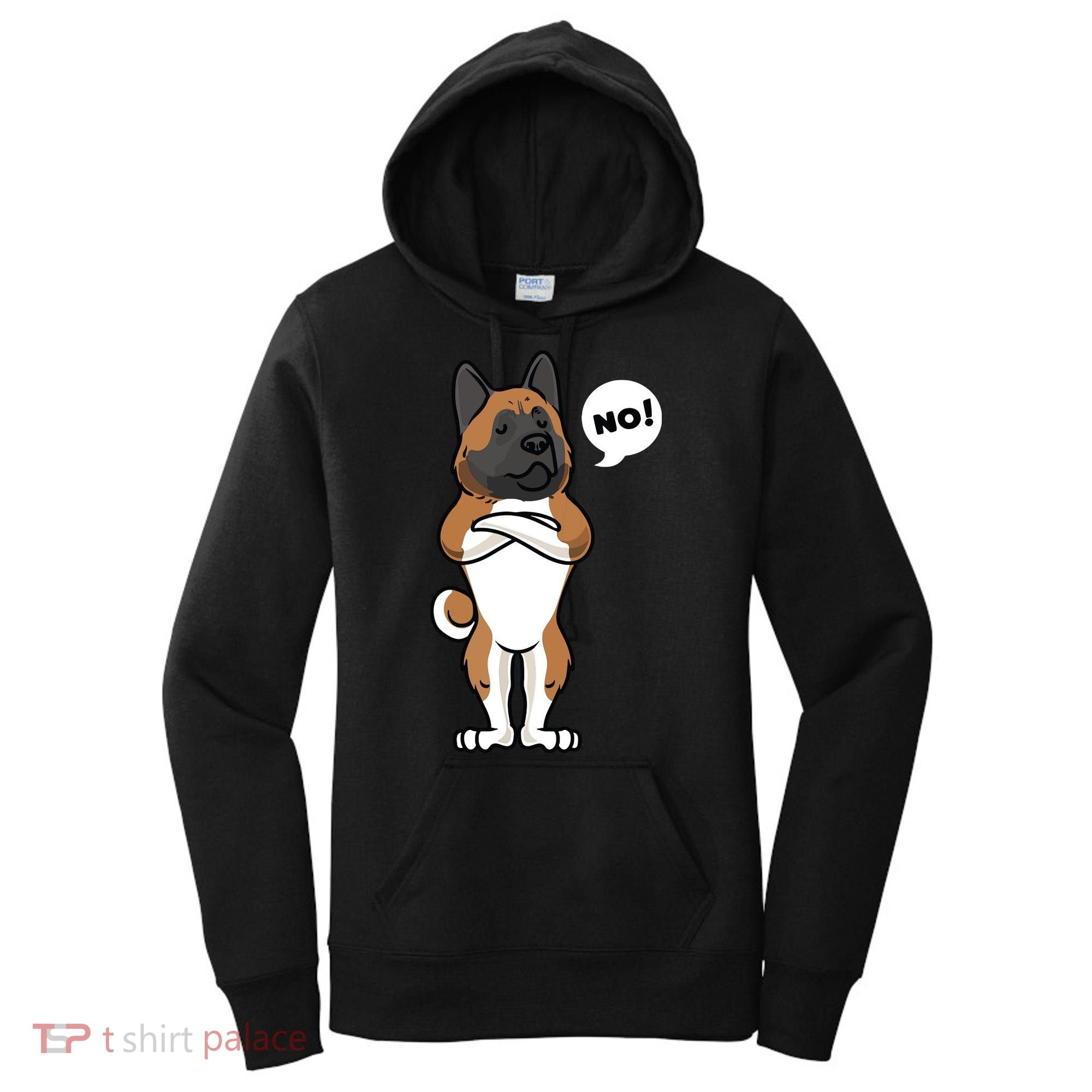 Stubborn American Akita Dog Women's Hoodie
