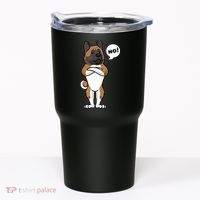 Stubborn American Akita Dog Tumbler thumb 0