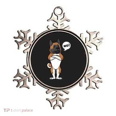 Stubborn American Akita Dog Ornament