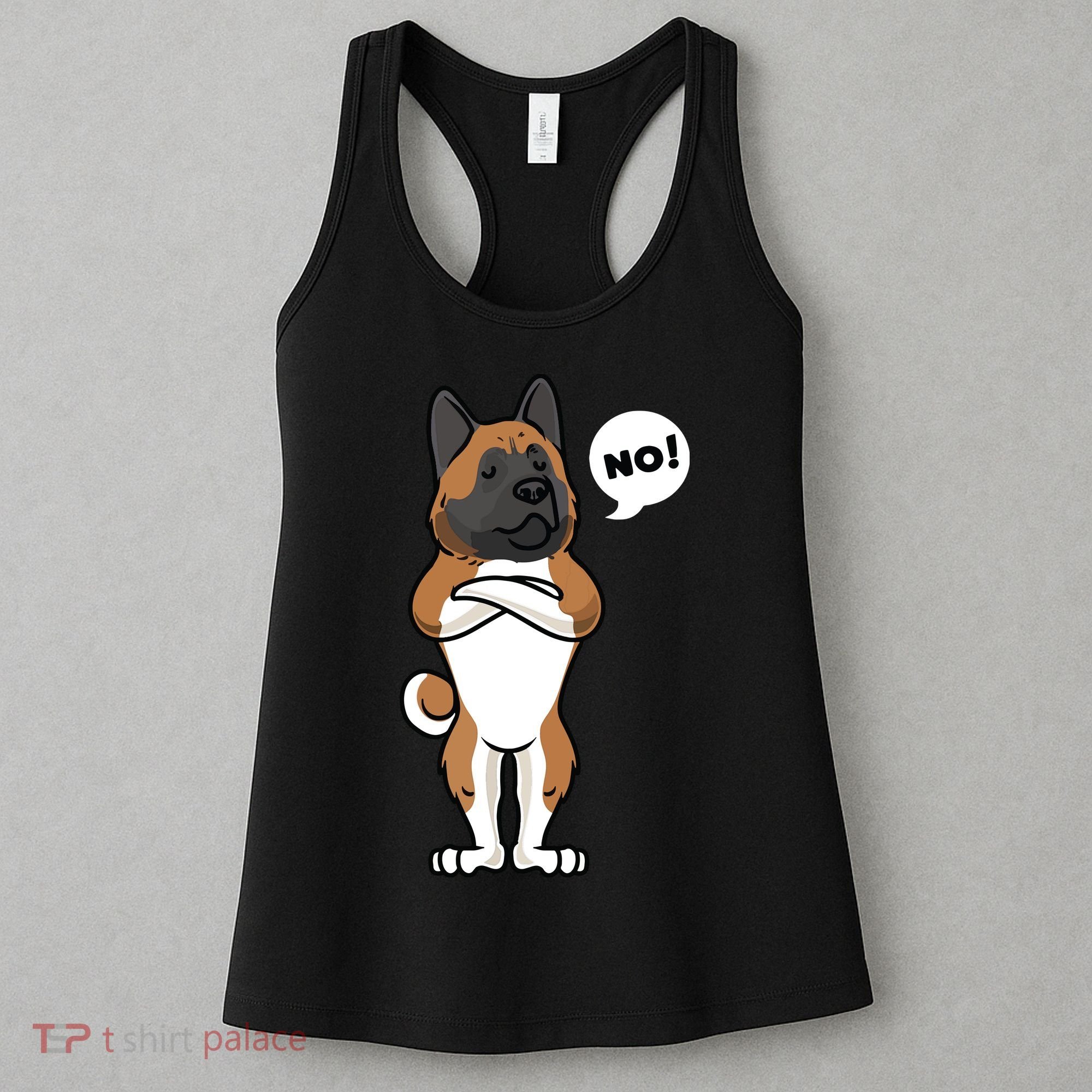 Stubborn American Akita Dog Women's Tank Top