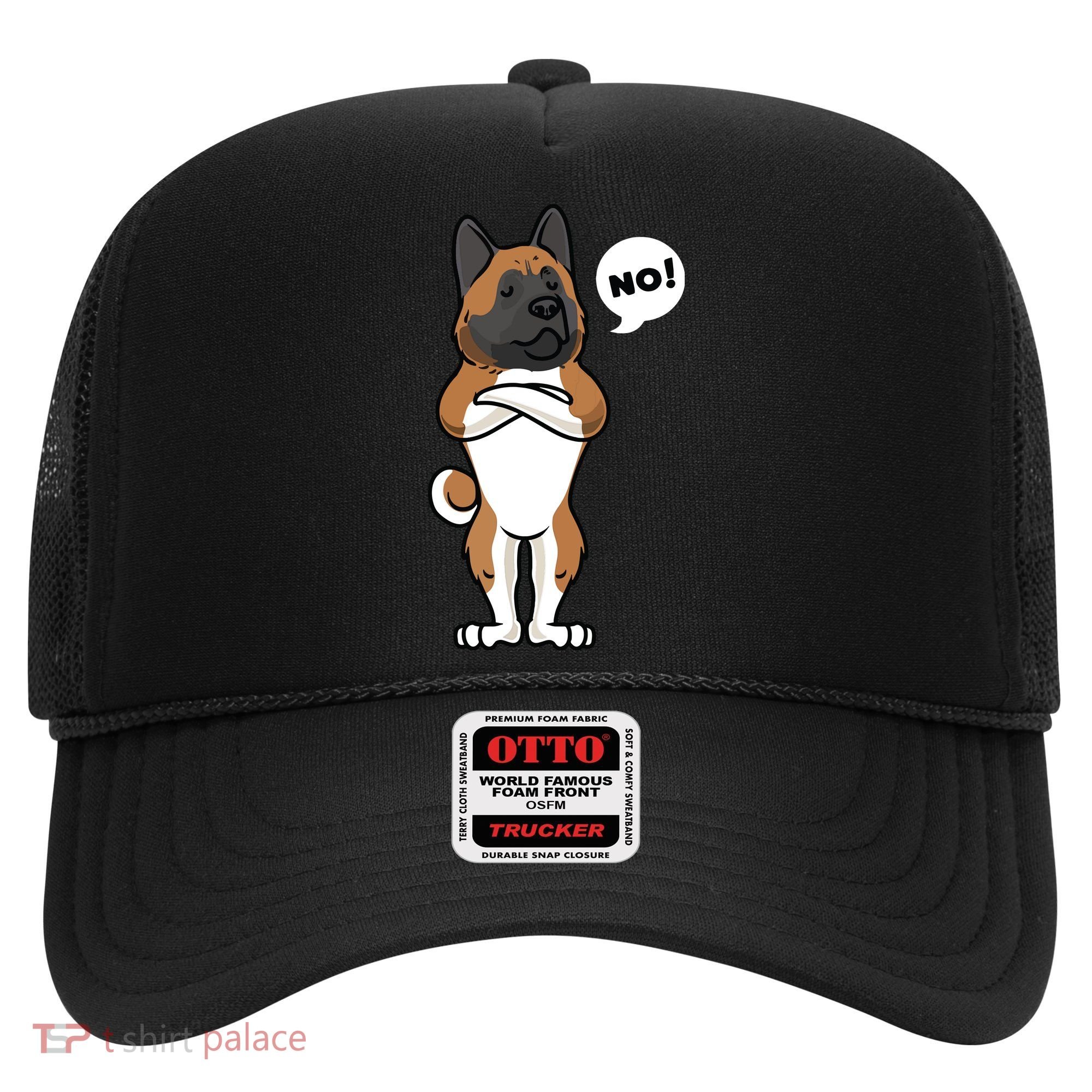 Stubborn American Akita Dog Hat