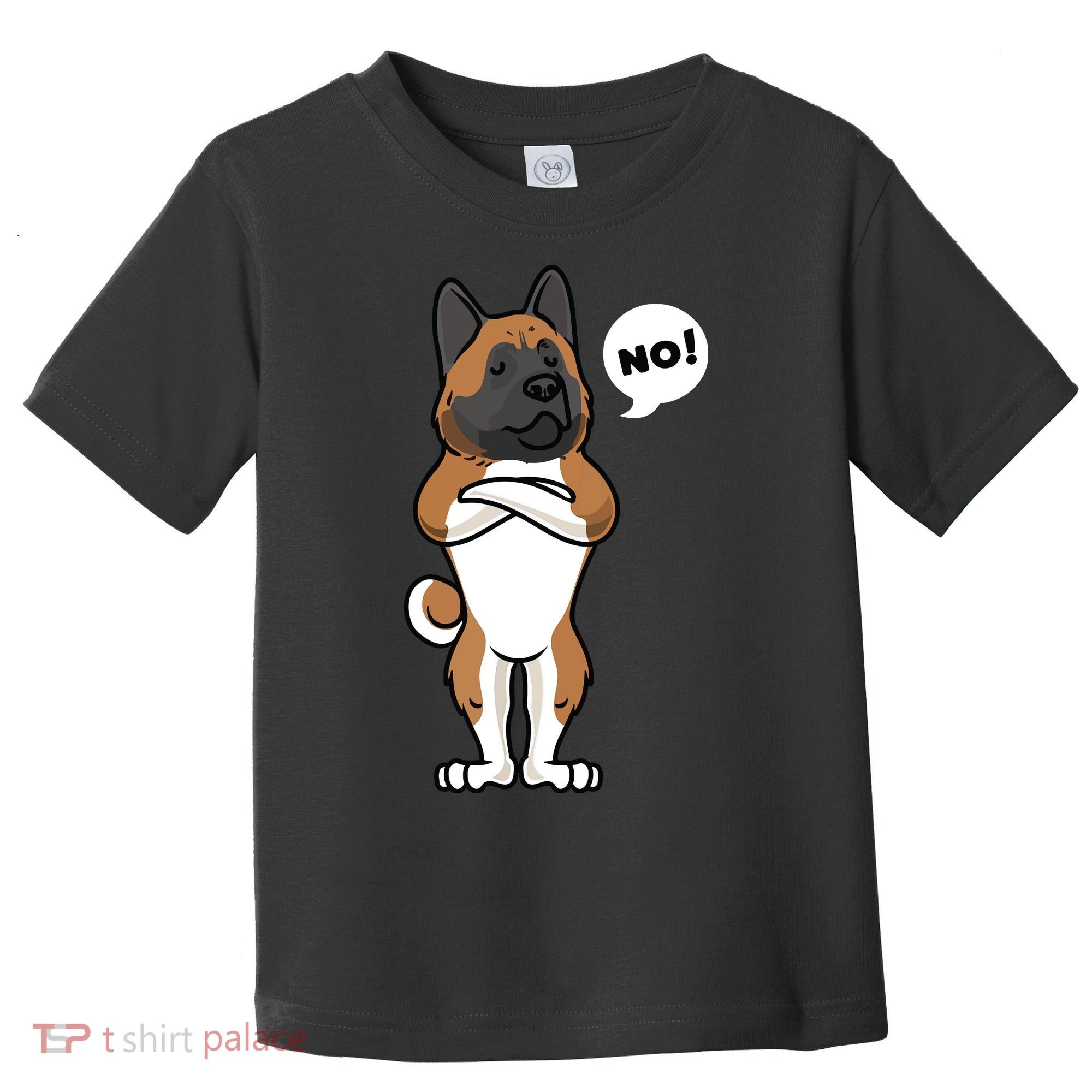 Stubborn American Akita Dog Toddler T-Shirt