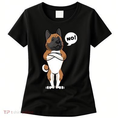 Stubborn American Akita Dog Women's T-Shirt