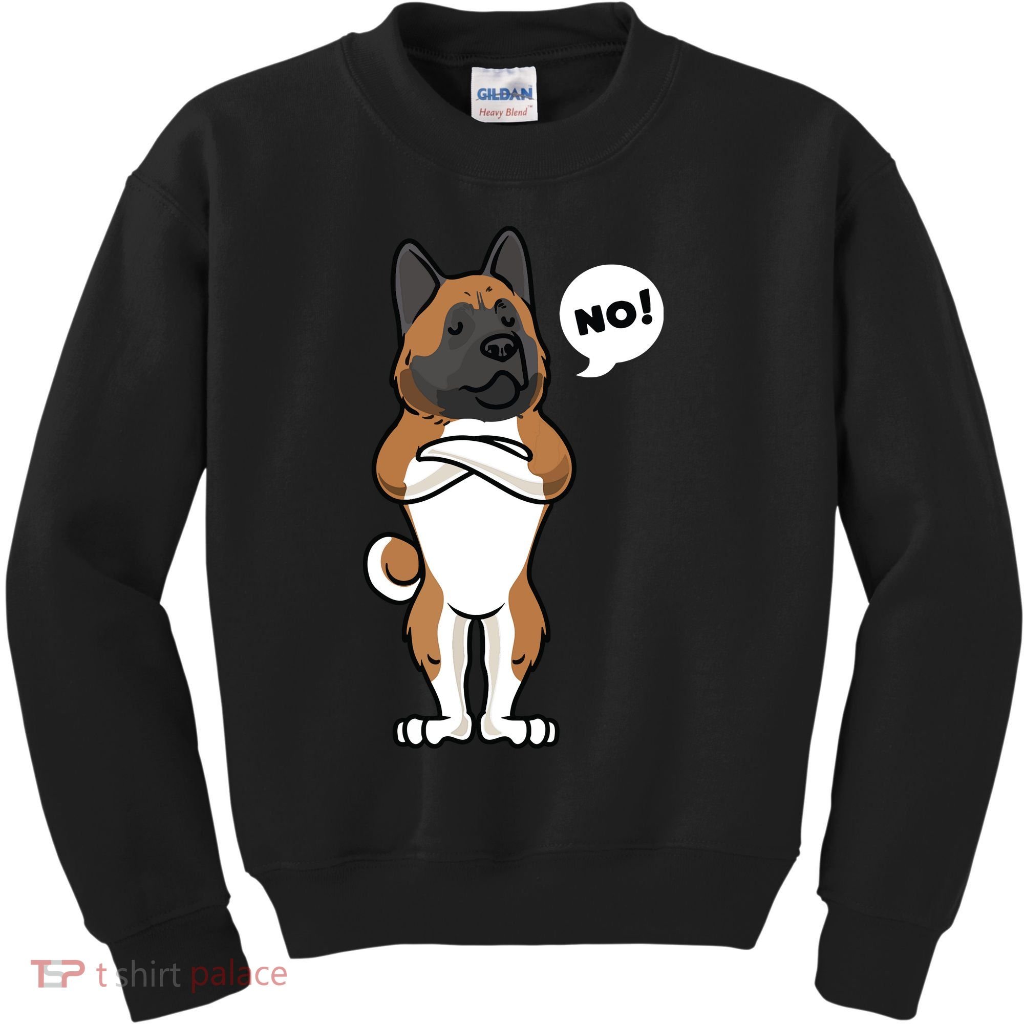 Stubborn American Akita Dog Kids Sweatshirt