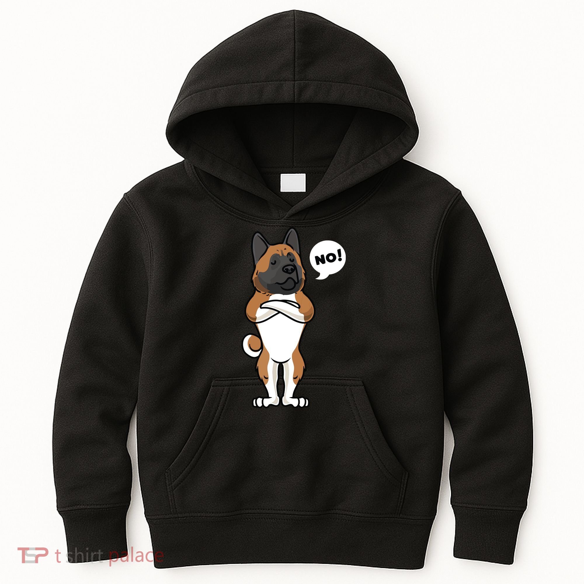 Stubborn American Akita Dog Kids Hoodie