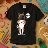 Stubborn American Akita Dog Kids T-Shirt thumb 3