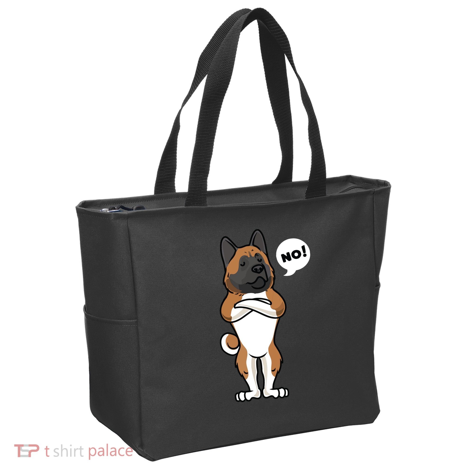 Stubborn American Akita Dog Tote Bag