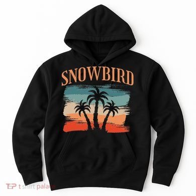 Snowbird Adults And Vacation Blue Hoodie