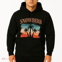 Snowbird Adults And Vacation Blue Hoodie thumb 2
