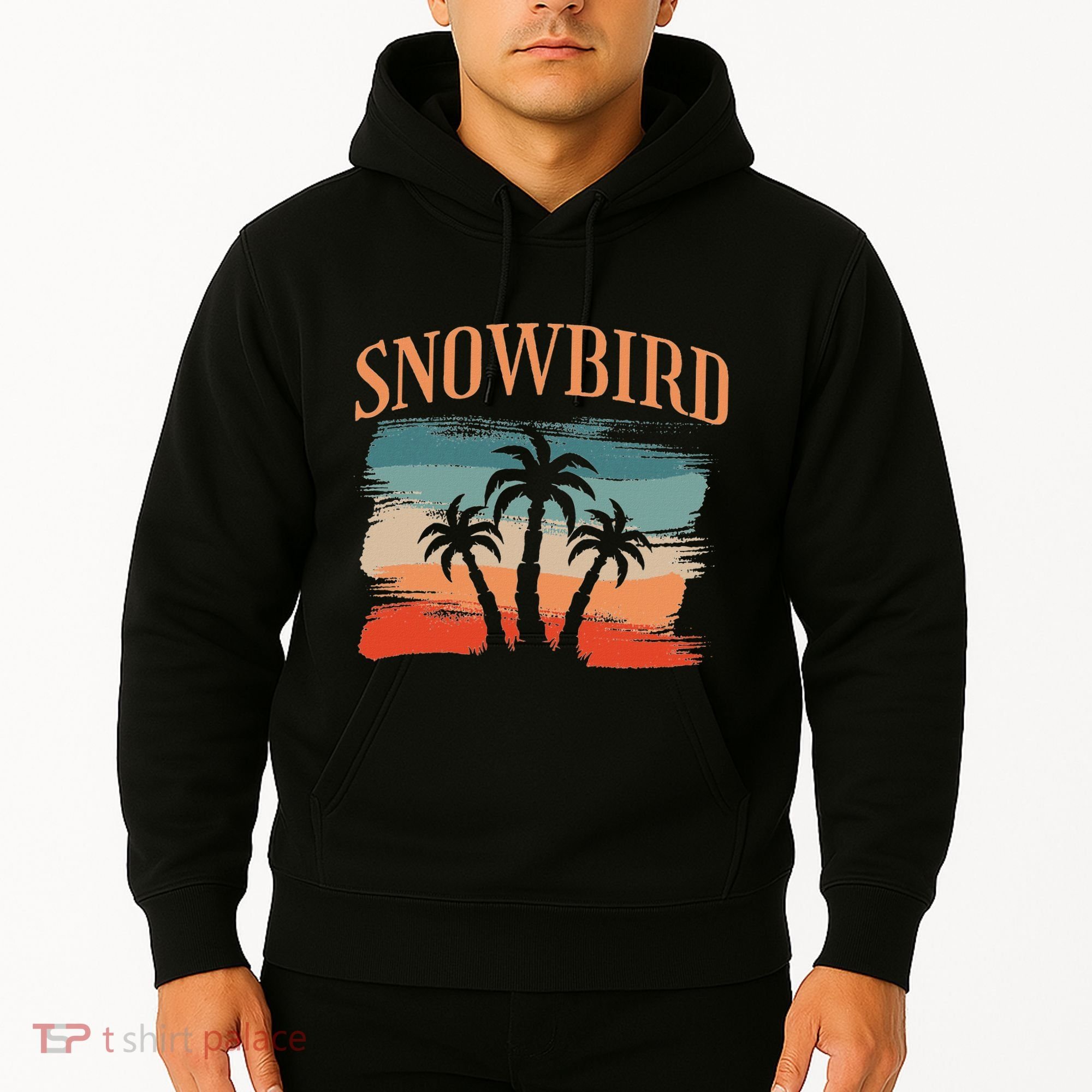 Snowbird Adults And Vacation Blue Hoodie