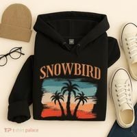 Snowbird Adults And Vacation Blue Hoodie thumb 4