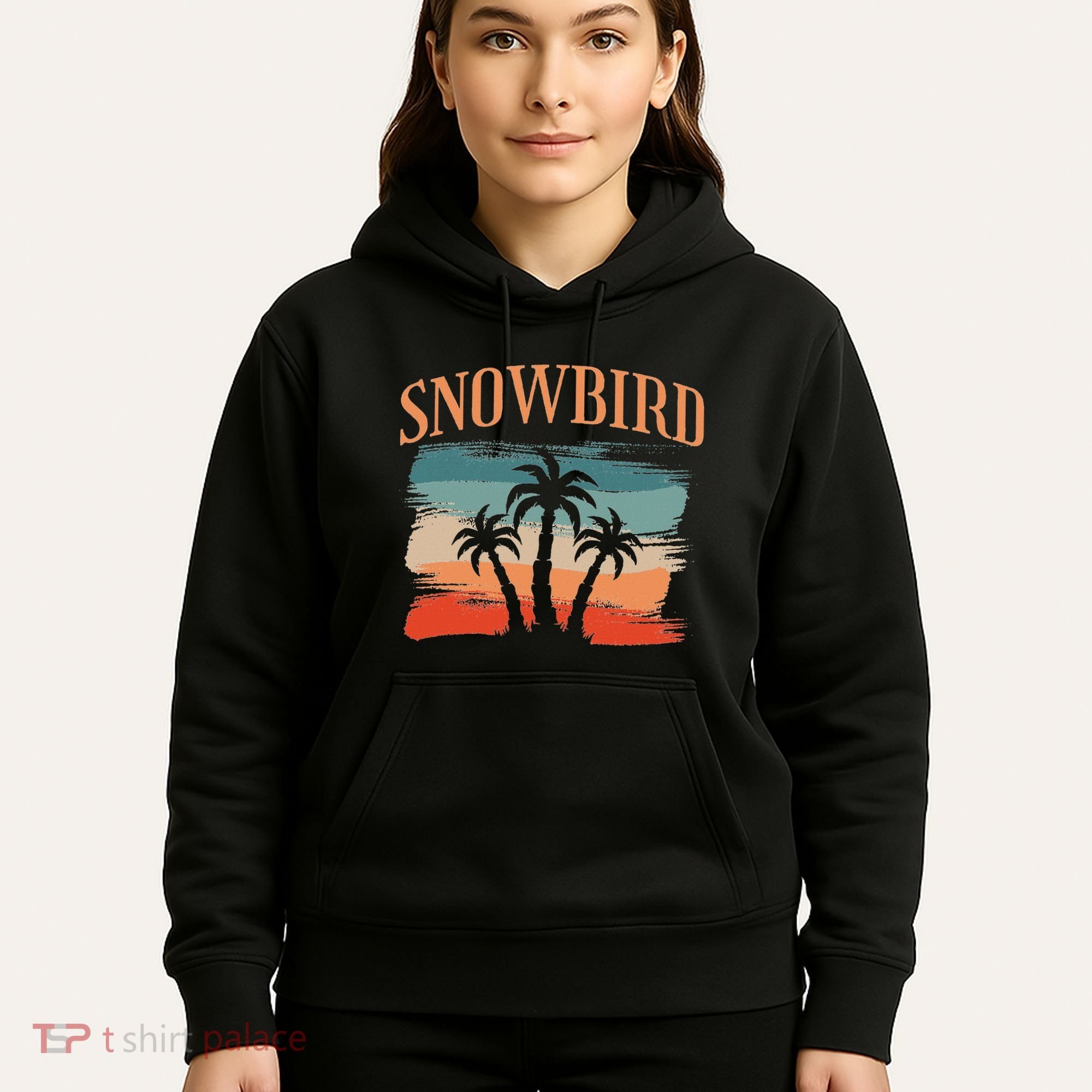 Snowbird Adults And Vacation Blue Hoodie
