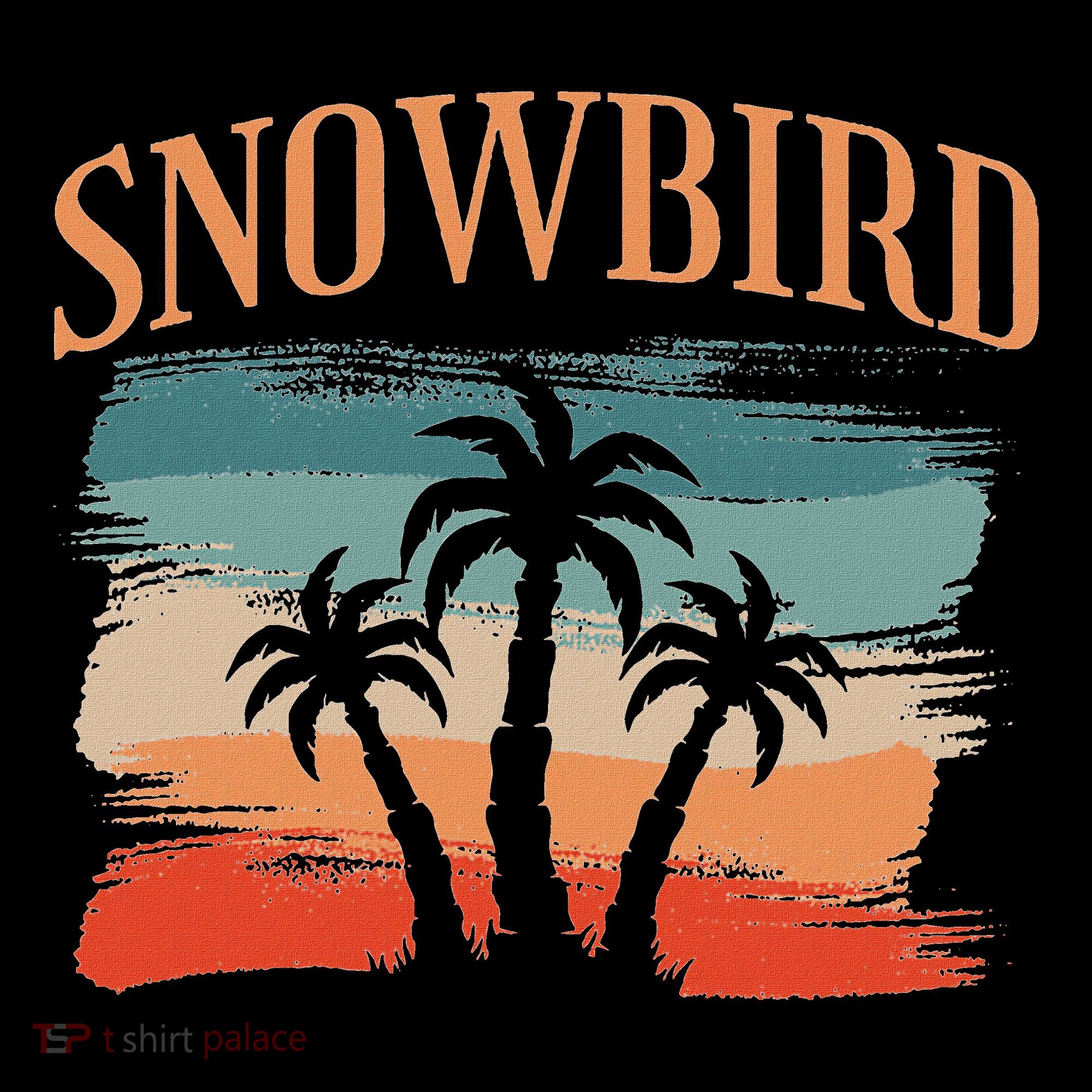 Snowbird Adults And Vacation Blue Long Sleeve Shirt