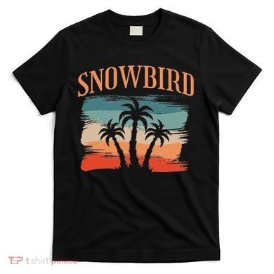 Snowbird Adults And Vacation Blue T-Shirt